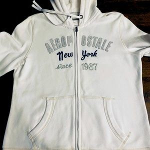 Aeropostale White Hoodie size XL